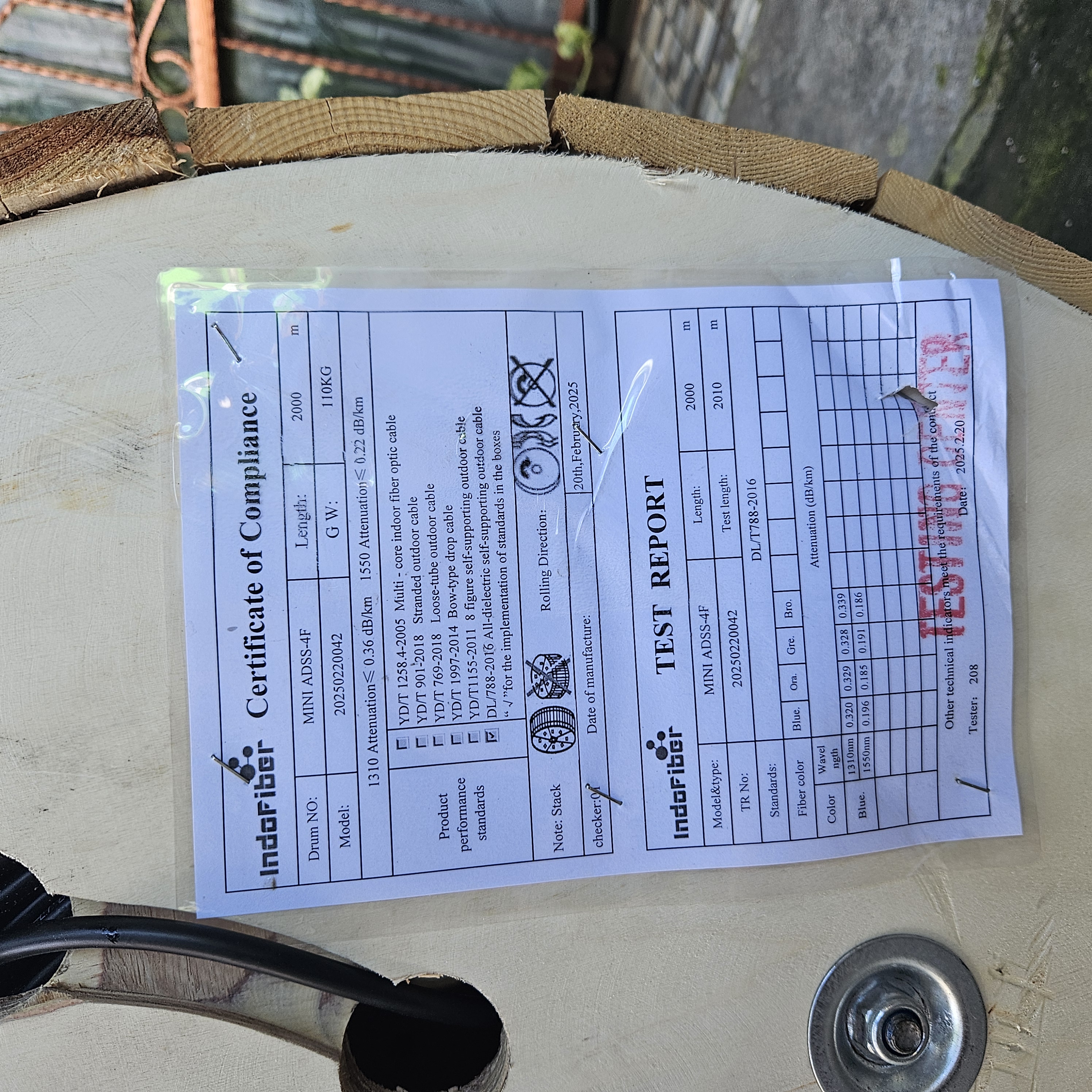 Mini Adss 4 Core Indofiber