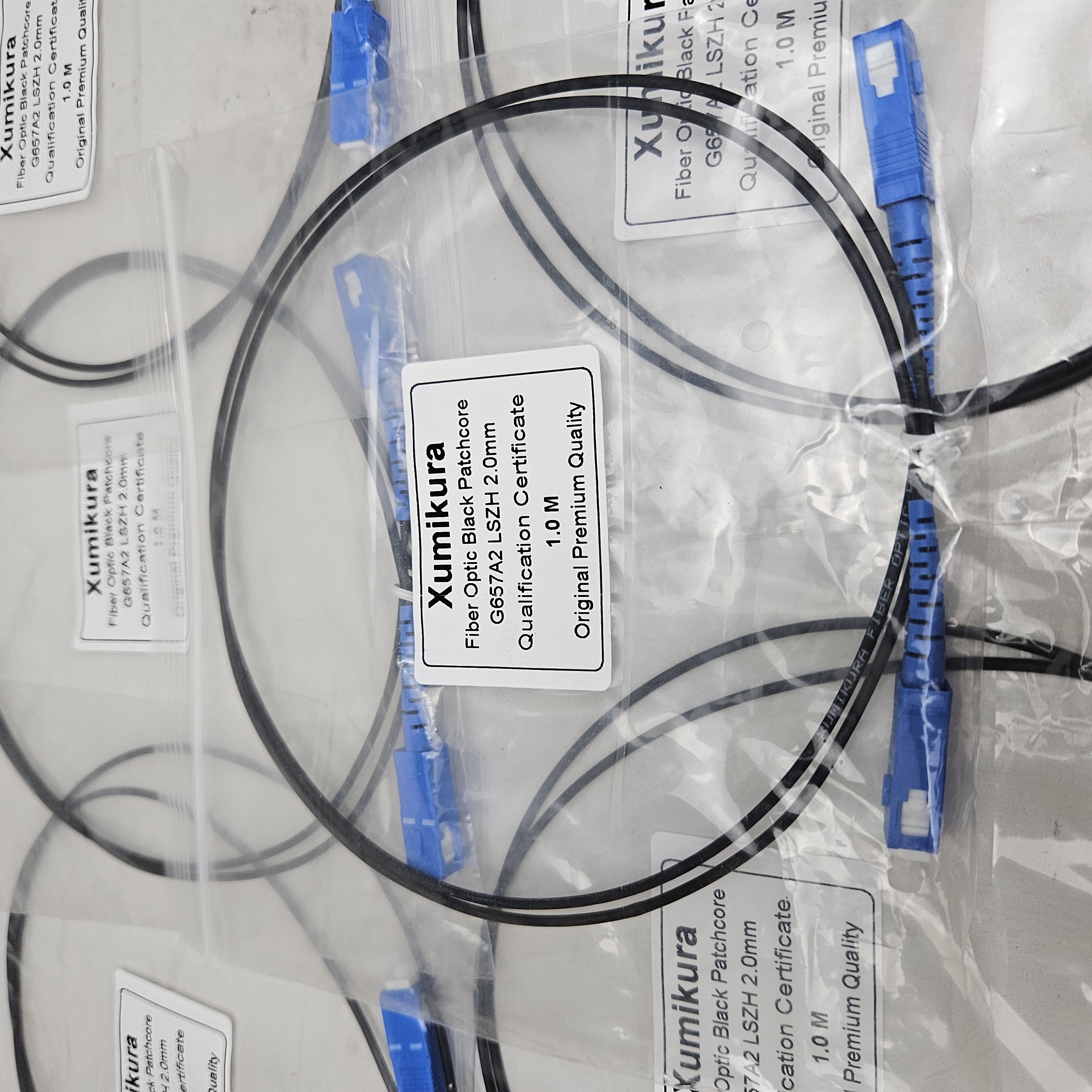 Patchord 1m 2mm Xumikura black